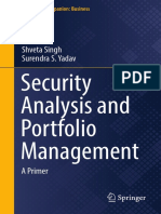 (Classroom Companion - Business) Shveta Singh, Surendra S. Yadav - Security Analysis and Portfolio Management - A Primer-Springer (2021) PDF