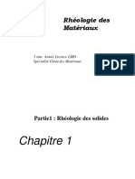 Cours Rhéologie Des Matériaux