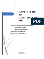 Rapport D'automatisme