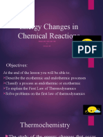 Energy Changes in Chemical Reactions