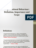 Organisational Behaviour