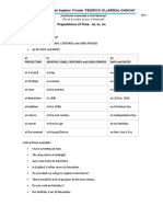 Prepositions of Time