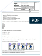 Trabalho de Recuperação Bimestral Português 6ºano 1º-Bimestre PDF