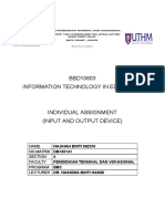 Input and Output Device