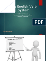 The English Verb System: English Grammar II Profesorado de Ingles I.E.S. Aguilares. Tucumán - Argentina