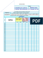 Hábitos Saludables - PS - LISTA DE COTEJO 1