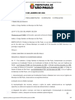 LEI #13.725 DE 9 DE JANEIRO DE 2004 Codigo Sanitario Municipal SP