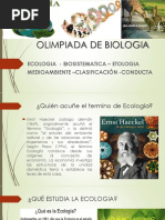 OLIMPIADA DE BIOLOGIA-ppt-ecologia-biosistematica - Etologia