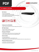 Datasheet of DS 7608NI K1 NVRD - V4.71.200 - 20221031