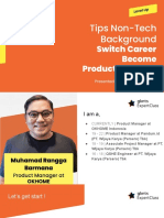 Tips Non-Tech Background Switch Career Become PM-Rangga Barmana PDF