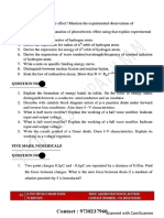 12th Physics - Numerical Problems