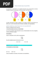 Fracciones Equivalentes