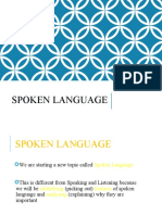 Spoken Language