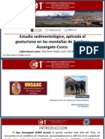 Ponencia - Estudio Sedimentologico, Aplicada Al Geoturismo en Las Montañas de 7 Colores Ausangate - Cusco PDF