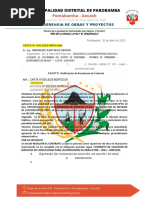 Carta de Resolucion de Contrato para Informar Al Consultor