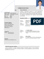 Sthita Pranjya Mohanty: Curriculum Vitae