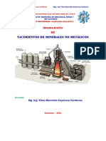 Yacimientos de Minerales No Metálicos