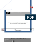 Diccionario de Datos (Version 2) - Modulo SAF