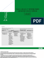 Talla Baja y Sindromes Geneticos en Niños