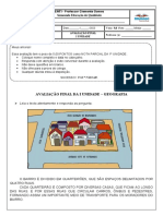 Avf-3º Ano Geografia - I Unid