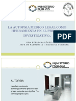 142 - La Autopsia Médico Legal Como Herramienta en El Proceso Investigativo