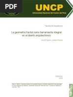 La Geometría Fractal Como Herramienta Integral en El Diseño Arquitectónico
