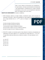 Aula 002 - Carga Eletrica e Tipos de Eletrizacao