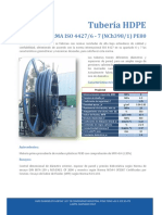 Ficha Producto Tuberia HDPE P80 ISO4427 PDF