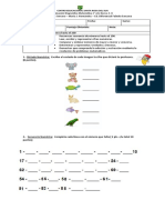 Evaluación Diagnóstica Matemática 2° Básico