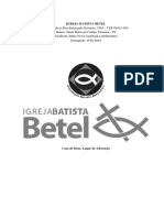 Discipulado e Preparação Ao Batismo - IGREJA BATISTA BETEL