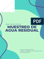 Muestreo de Agua Residual