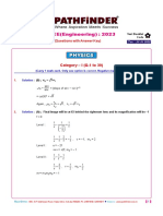 Physics WBJEE-2023 Solution PDF