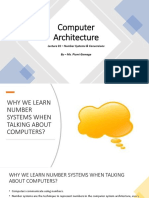 CA - L1 - Number Systems and Conversions