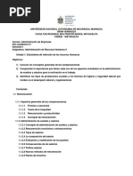 Unidad 1 Subsistema de Retención de Los Recursos Humanos