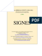 Merleau Ponty Signes