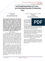 Evaluation and Implementation of Lean Manufacturing in Steering Knuckle Production Line IJERTCONV5IS07036