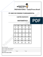 Simulado 14 de Matemática