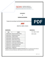 Assignment of Financial Accounting