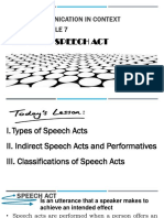 8 Speech Act