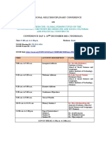 Conference Schedule