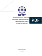 Determinação Do Ponto Fusão, Densidade de Um Gás