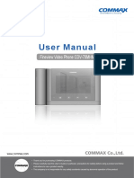 Manual Video Portero Commax CDV-70MHM