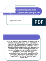 Tendencias Epistemológicas de La Investigación Científica S XXI