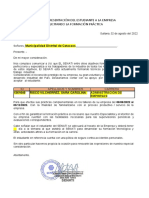 Carta de Presentación Solicitud Del Aprendiz Sullana