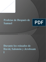 Profetas de Después de Samuel