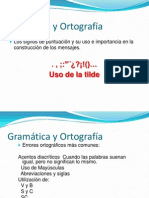 Gramática y Ortografía