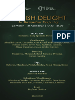 Turkish Delight Menu TCN - 2023