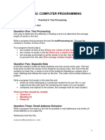 Practical 5 - Text Processing PDF