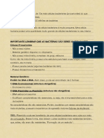 Citologia, Fisiologia e Mecanismos de Patogenicidade Bacterianas