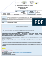 Ficha Pedagogica de Ciencias Naturales de Octavo Semana 4